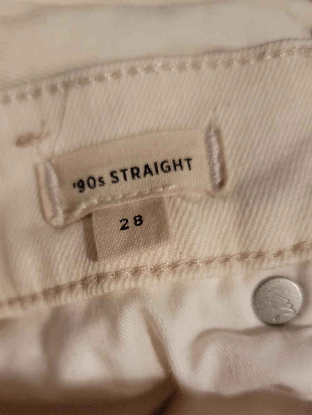 Womens MADWELLCream Casual Pants - Classic Straight Fit - Picture 4 of 5